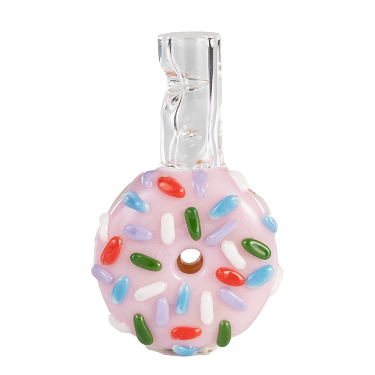 POTV x Empire Glass Pink Frosted Donut - Image 5
