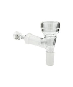 MiniNail Flower Wand Glass Bowl with Pass-Through Carb
