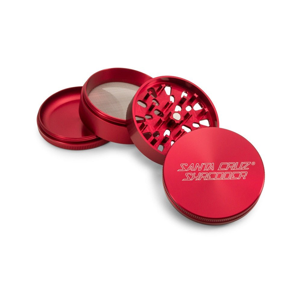 Santa Cruz Shredder 4 Piece Grinder - Medium Red