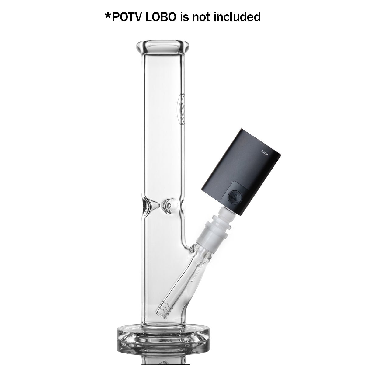 POTV Straight Tube Glass Bubbler - Image 2